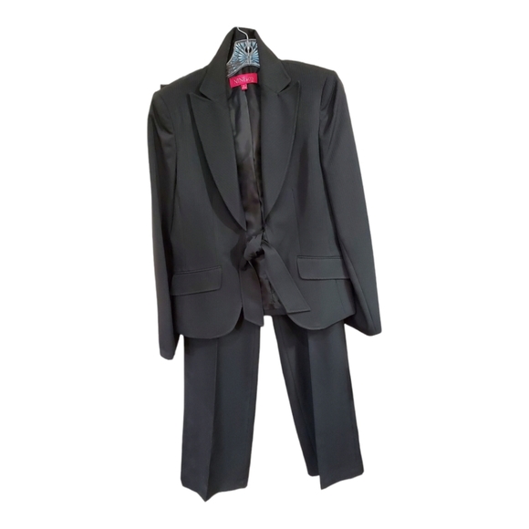 Nine & Co Suit, gray pinstripe Sz 8 - Picture 13 of 13